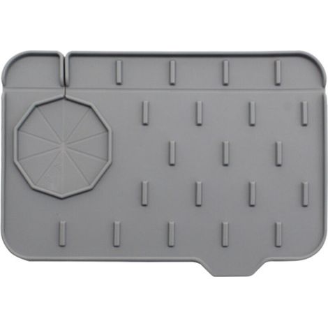 Silikon-Wasserhahnmatte für Küchenspüle, spritzwassergeschützt, Silikon-Wasserhahngriff, Abtropfmatte zum Schutz der Küchen- und Badezimmerarbeitsplatte (1/5)