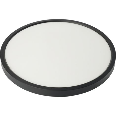 Jandei - Plafón LED 36W CCT, 40cm diámetro, marco negro