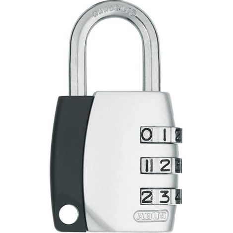 Cadenas à combinaison blanc 3 chiffres ABUS 155 30 B DFNLI