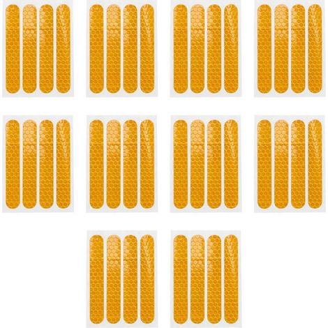 40 coques de protection jaunes pour roues avant et arrière (1/5)