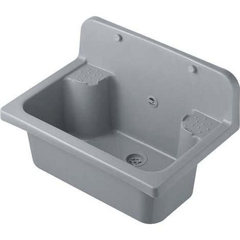 Pilozzo Mural MAXI 55x37 avec bride murale et grille - Couleur : GRIS PIERRE