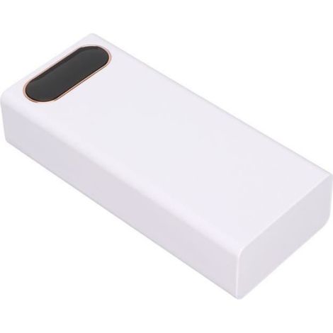 Kit de batterie externe DIY L16 16x18650 DIY Power Bank 2 Boîtier de batterie de sortie USB telephonie telephone Blanc (1/4)
