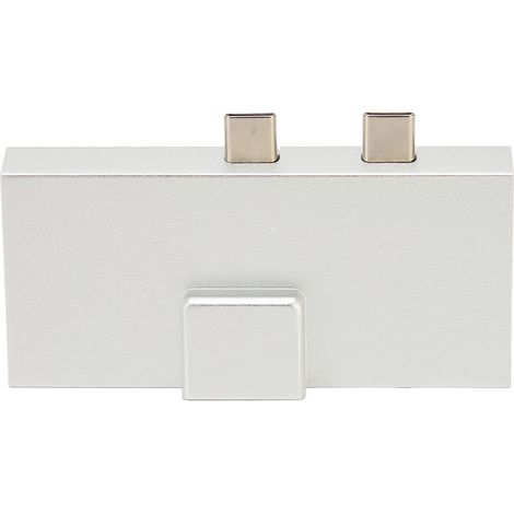 Hub d'extension double USB-C : USB-C vers HDMI/RJ45/2 ports USB 3.0/lecteur de cartes SD/TF. Compatible avec Surface Pro 8/9/X. (1/5)