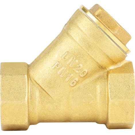 3/4"-BSPP-Innengewinde, Y-förmiger Messing-Filterventilanschluss zur Wasser- und Ölabscheidung (1/5)