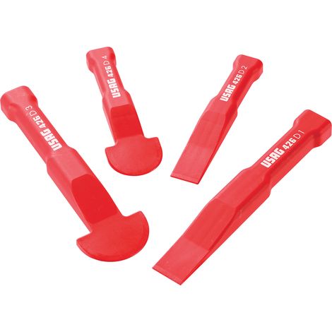 USAG U04260005 Kunststoff-Trennmeißel-Set, 4-teilig