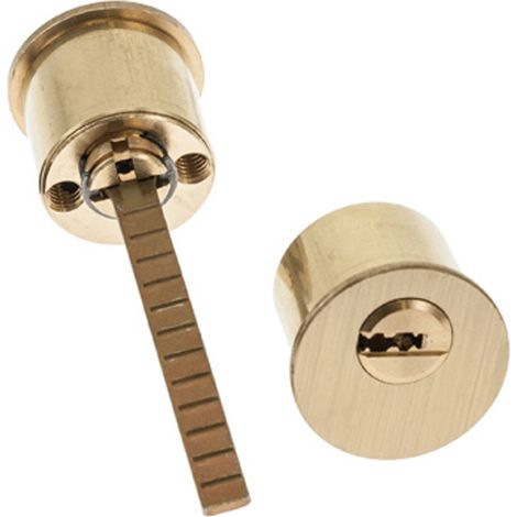 Tesa Assa Abloy 03010125 Tesa Security T6TS 40 Short Cam Rundzylinder, mehrfarbig
