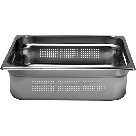 Bac Gastro Inox GN2/3 P 100mm Perforé - L2G