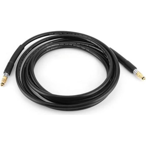 Tuyau de Nettoyeur Haute Pression - - K2 K3 K4 K5 - Noir - Résistant à l'Abrasion - Facile à Utiliser (1/4)