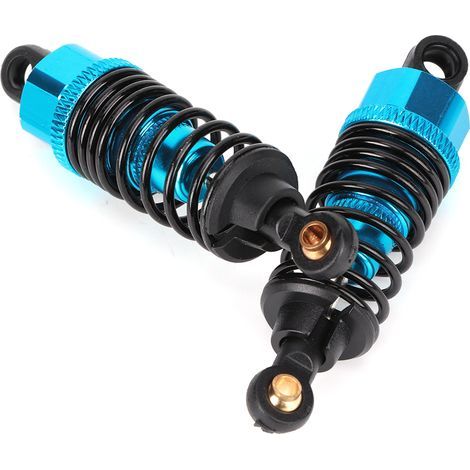 Set mit 2 Ersatz-Stoßdämpfern aus Metall für 1:10 RC-Autos, blau, 65 mm. (1/5)