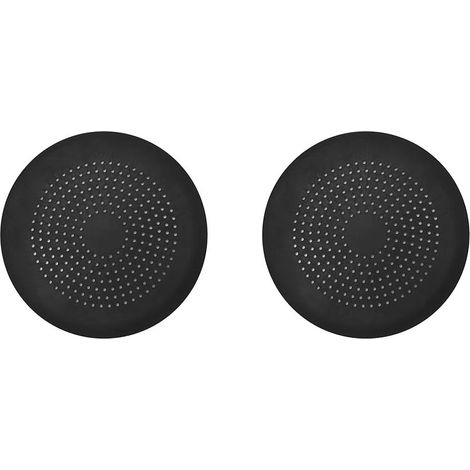 Crépine de douche en silicone, lot de 2, récupérateur de cheveux avec ventouses