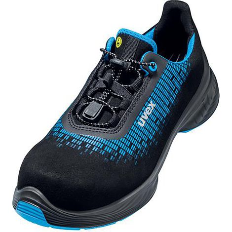uvex Halbschuhe 1 G2 S2 blau schwarz Weite 10 Gr. 36