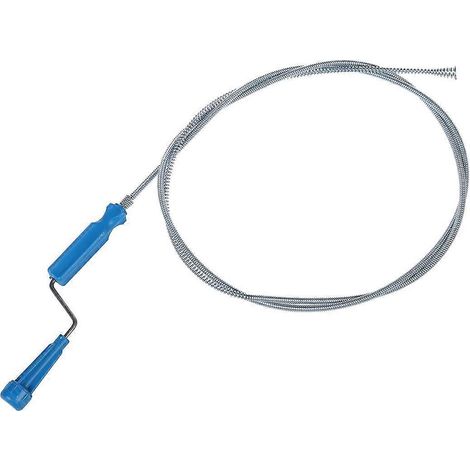 Ventouse manuelle en acier inoxydable pour déboucher les toilettes et les placards, 1,9 m (1/5)