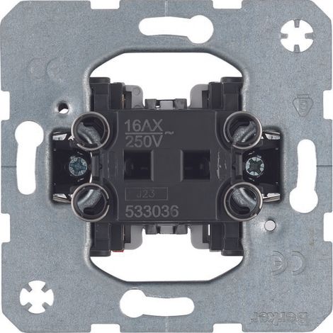 Interruptor de 1 llave, universal (escalera), mecanismo, autoblocante, One.Platform