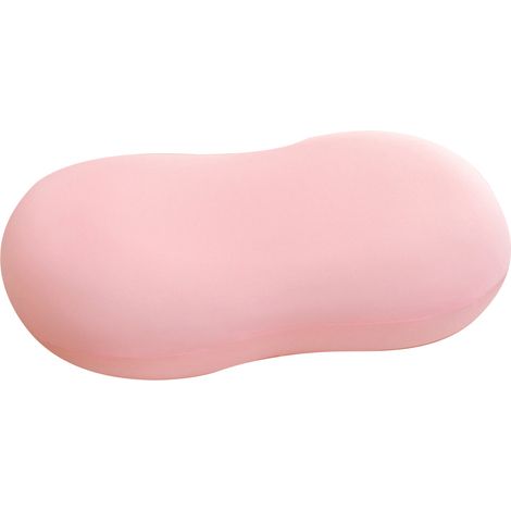 Oreiller en mousse à mémoire de forme épousant la courbe naturelle, soutien-tête doux et à rebond lent, rose pour la maison-AquaForge (1/5)