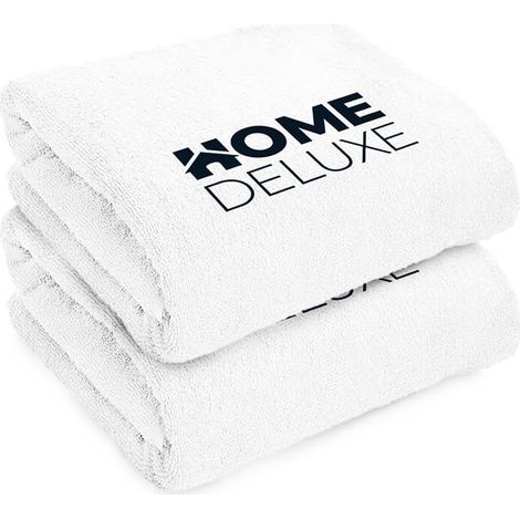 HOME DELUXE - Handtuch 2er Set - 70 x 140 cm, 100% Baumwolle I Badetuch Saunatuch Strandtuch Handtuchset  Sauna Set Handtuch Handtücher