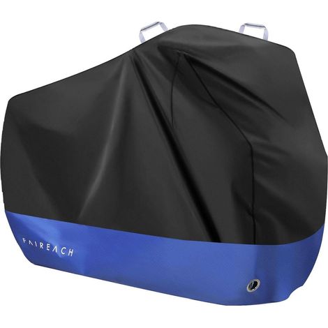 Fahrradabdeckung wasserdicht Premium-Stoff Schutzhülle UV 200x110x70cm (1/5)