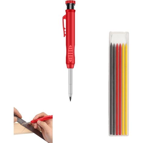 Crayons de construction - Outil de marquage pour écrire, travail du bois, architectes, menuisiers (1/5)