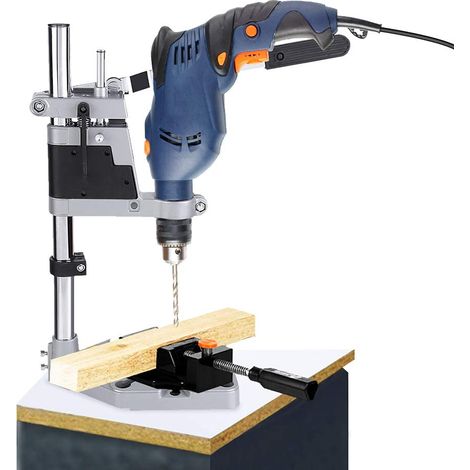 Support de Perceuse à Colonne en Aluminium, Universel, Base Solide, Profondeur de Perçage Max 60 mm (1/5)