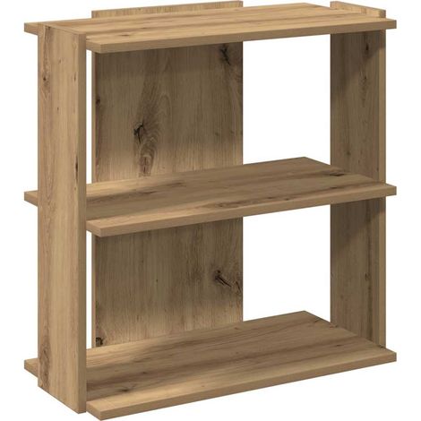 Maison Exclusive - Bücherregal 3 Böden Artisan-Eiche 60x30x60 cm