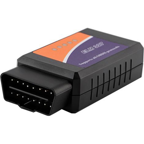 Automotive diagnostic tool, OBD2 code reader, easy to use, plastic material, easy to install, can clear fault codes, test fuel consumption (1/5)