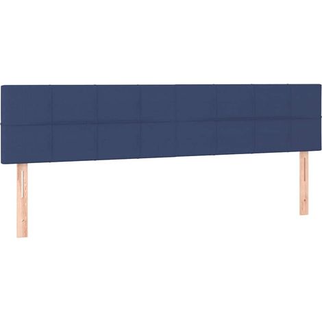 Maison Exclusive - Têtes de lit Bleu 180x5x78/88 cm Tissu (1/5)