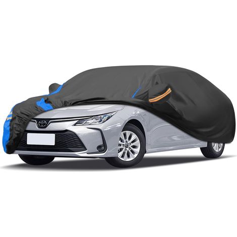 Car Cover for Sedan 450-470 cm Waterproof Winter Summer Dustproof Rain Sun Dust Cover with Storage Bag