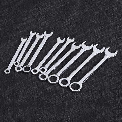 10-teiliges Set Mini-Schraubenschlüssel, Dodekagon-Pentalobe-Kombinationsschlüssel, 4-11 mm (5/32-7/16 Zoll), metrisch (1/5)