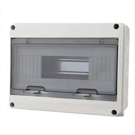 Boîte de jonction électrique HT IP65 étanche pour extérieur, avec couvercle et interrupteur HT12 (1/5)
