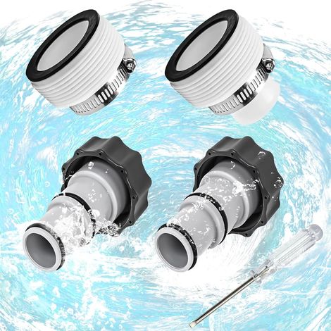 Conversion tuyau 1,25'' à 1,5'', adaptateur pompe (1/5)