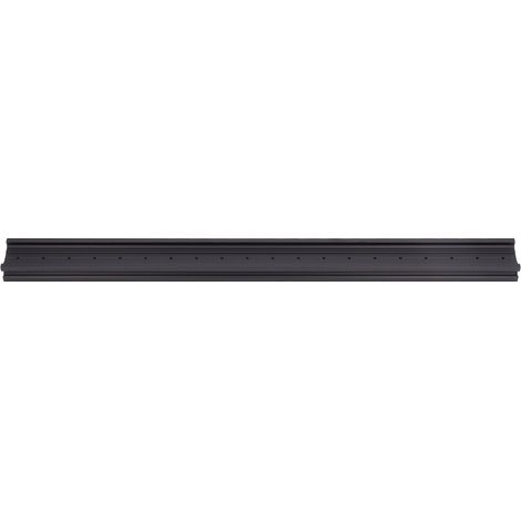 Linearführungsschienen aus Aluminium, V-Nut, einbettbar, schwarz, für Druck und Gravur, 500 mm / 19,69 Zoll (1/5)