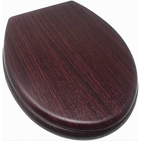 Trade Shop - COPRIWATER UNIVERSALE IN LEGNO MDF TAVOLETTA BATHROOM CERNIERE LAW SCURO 52947 -