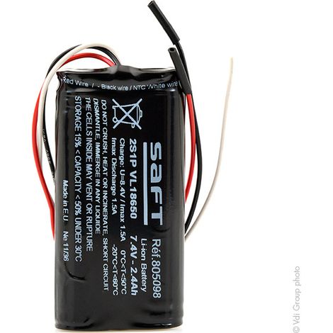 Arts Energy - Batterie Li-Ion 2S1P VL18650 + PCM 7.4V 2.4Ah (1/3)
