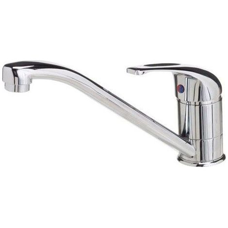 Lavello Monocomando Con Bocca Orizzontale Cartuccia In Ceramica Ø 40 mm.