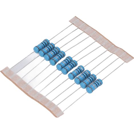 Lot de 860 resistances film metal 1W precision 1% 86 valeurs 1 ohm a 10M ohm assortiment boite rangement (1/5)