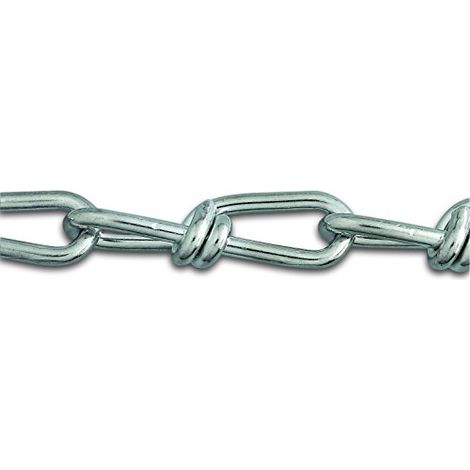 Chapuis BV1 Bobina di catena non saldata Instaurata Victor in acciaio zincato 30 kg Ø 1,4 mm x 25 m