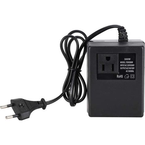 Adaptateur de prise 300W 220V à 110V pour Voyage - Convertisseur en Plastique (1/4)
