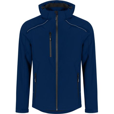 Veste softshell d'hiver. bleu marine. Taille L. (1/3)