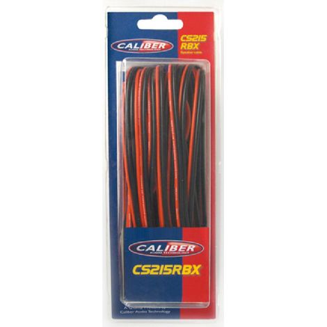10m Cable haut-parleur 2x1.5mm2 CCA Caliber CS215RBX
