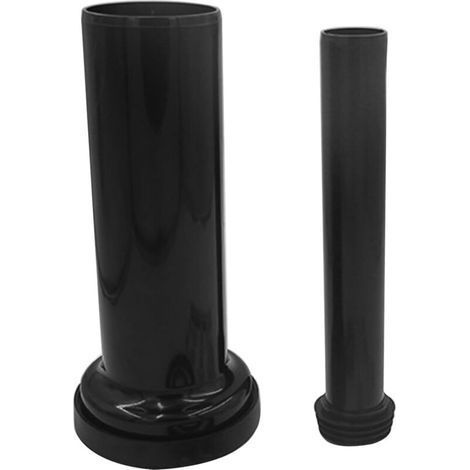 Wand-WC-Anschlussset mit Abflussrohr und Dichtung, 180 cm, Stecker (1/4)