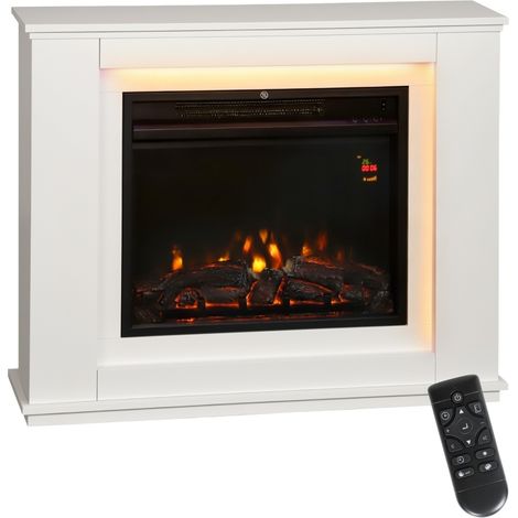 Cheminée électrique – 98 × 25 × 80 cm