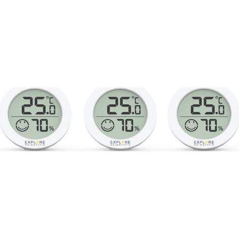 Explore Scientific WSH0008 Interno Igrometro elettronico Bianco