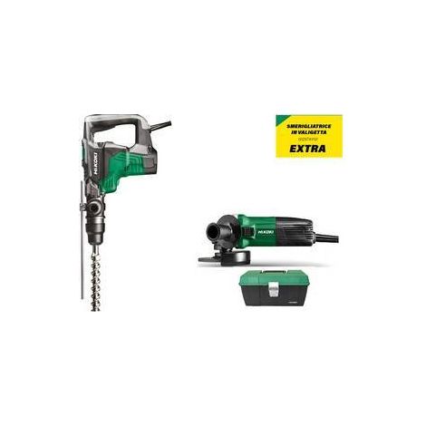HIKOKI MARTELLO COMB DH40MC+SMERIGLIATRICE G12STA