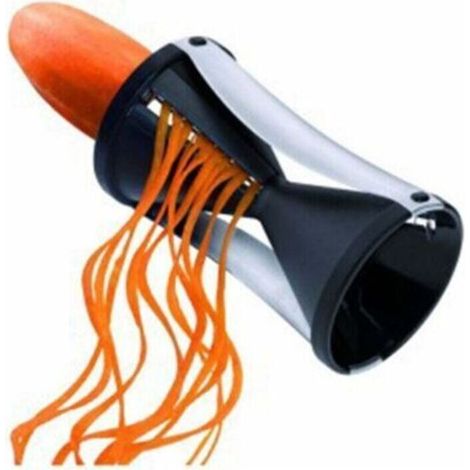 Ensoleille – Cortador manual de verduras en espiral – Cortador multifuncional para zanahorias, calabacines y pepinos – Plástico ecológico y acero inoxidable (1/5)