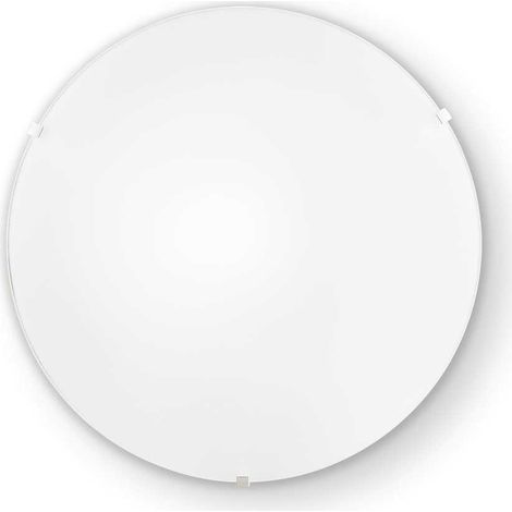 Ideal Lux Simply - Plafonnier d'intérieur à 1 lumière, blanc, E27