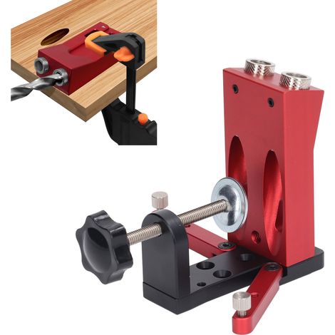 Holzbearbeitungsbohrwerkzeuge und Zubehör, Winkelbohrvorrichtung für die Holzbearbeitung, 9,5 mm verstellbares Bohr- und Positionierwerkzeug (1/5)