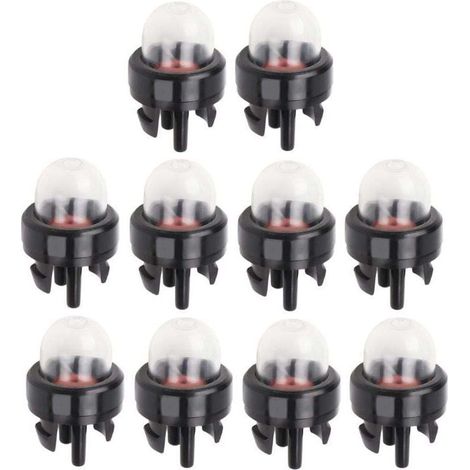 Poire Amorcage Pompe d'amorçage, Ampoule de Carburant Pompe, Bulle D'huile de Carburateur pour Walbro Poulan Ppb100e Ppb150e Ppb200 Ppb200e, Lot de 10 (1/4)