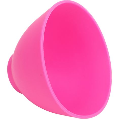 Bol mélangeur dentaire réutilisable, multifonctionnel et flexible pour plâtre, rose, 13 x 13 x 9 cm (1/5)
