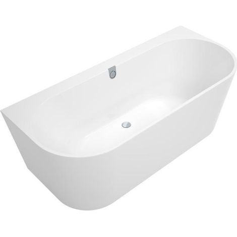 VB baignoire encastrée Oberon 2.0 1800x800x620mm CouleurSurDemande Pierre Blanc