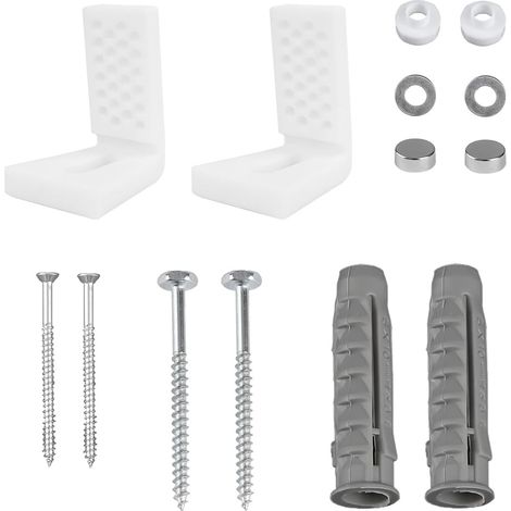 L Shape Floor Screw Kit Toilet Bidet Fixing Bolts Toilet Assembly Easy Sanitary Installation Fittings Suitable for All Types of Toilet Bidet (1/5)