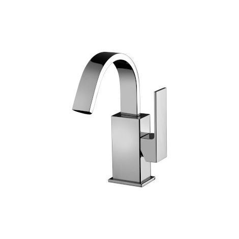 Miscelatore bidet Elle alto con scarico in ottone cromo di (1/8)